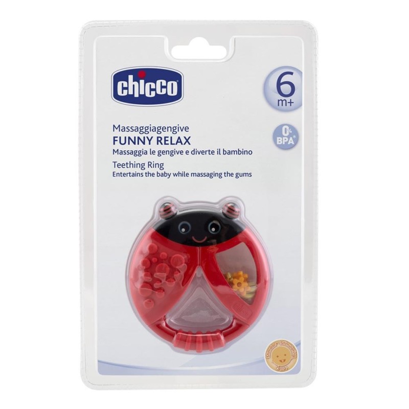 Chicco Funny Relax Diş Kaşıyıcı - Uğur Böceği Chicco Funny Relax Diş Kaşıyıcı - Uğur Böceği