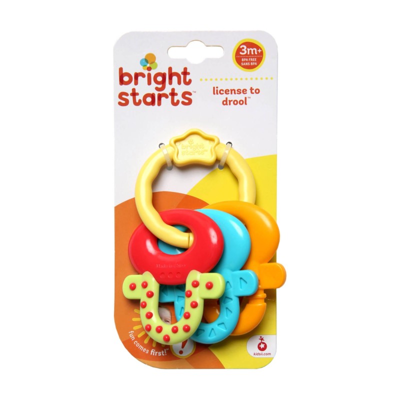 Bright Starts License To Drool Anahtarlık Dişlik Bright Starts License To Drool Anahtarlık Dişlik