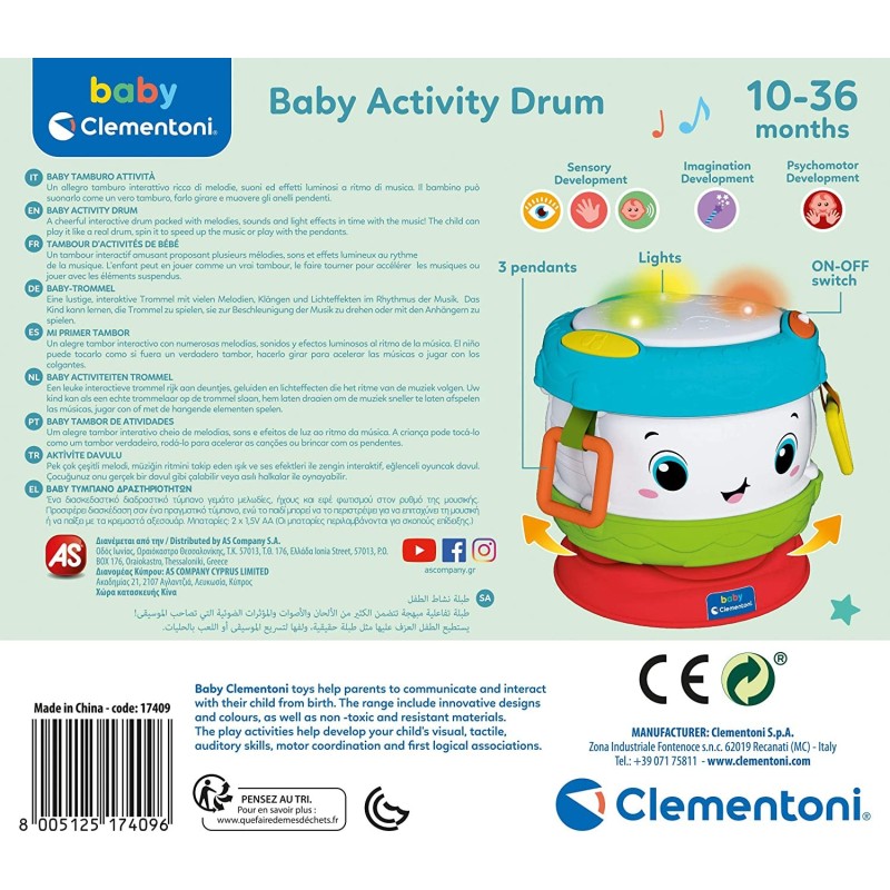 Baby Clementoni Aktiviteli Bebek Davulu Baby Clementoni Aktiviteli Bebek Davulu