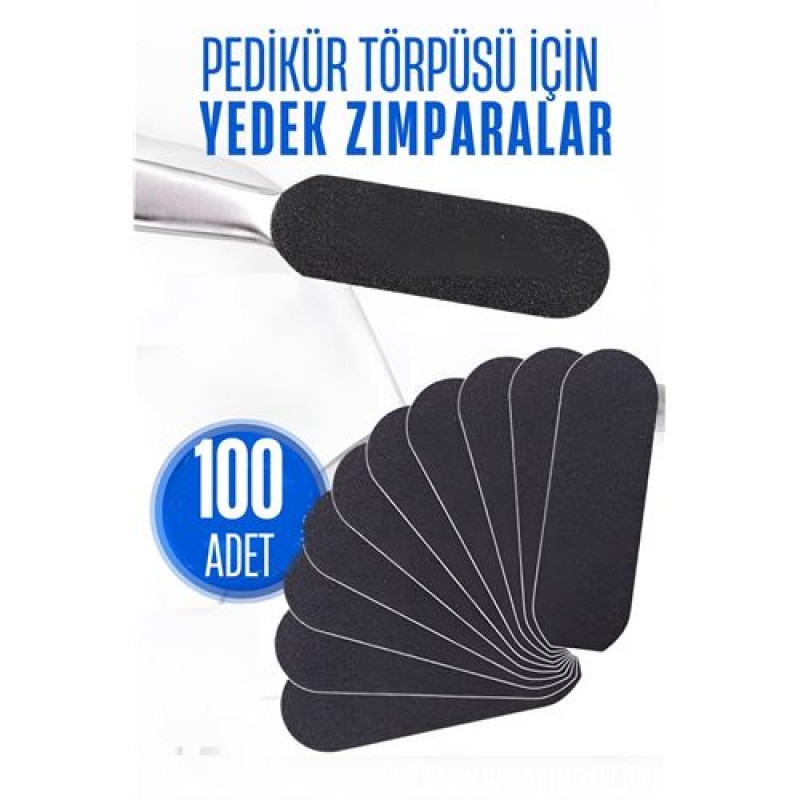 Modacar Ayak Törpü Yedeği Yapışkanlı Törpü Zımparası Pedikür Törpü Yedeği 100 ADET Modacar Ayak Törpü Yedeği Yapışkanlı Törpü Zımparası Pedikür Törpü Yedeği 100 ADET