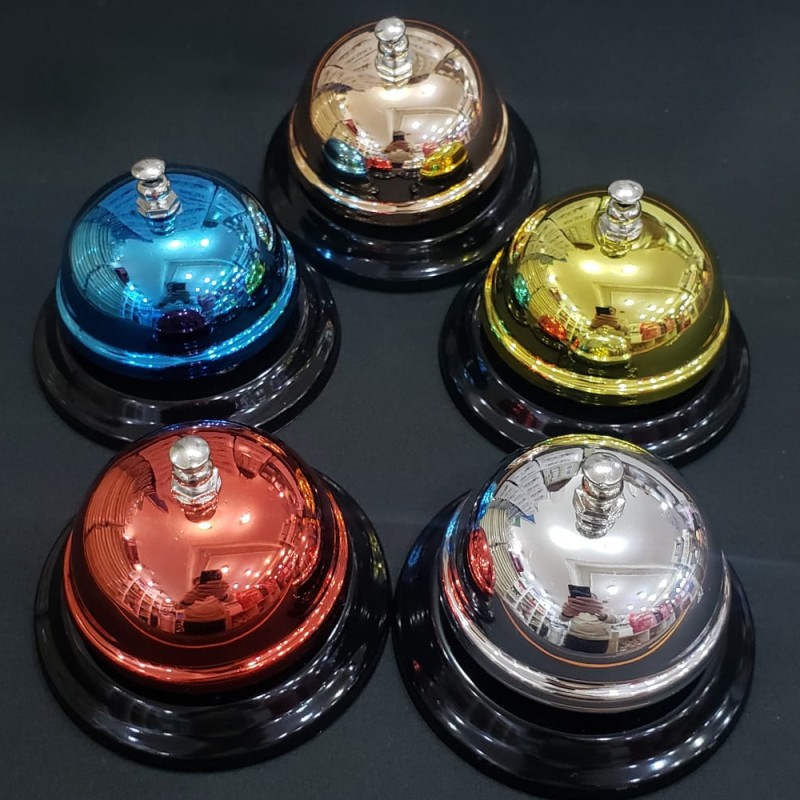 Renkli Metal Resepsiyon Zili Renkli Metal Resepsiyon Zili