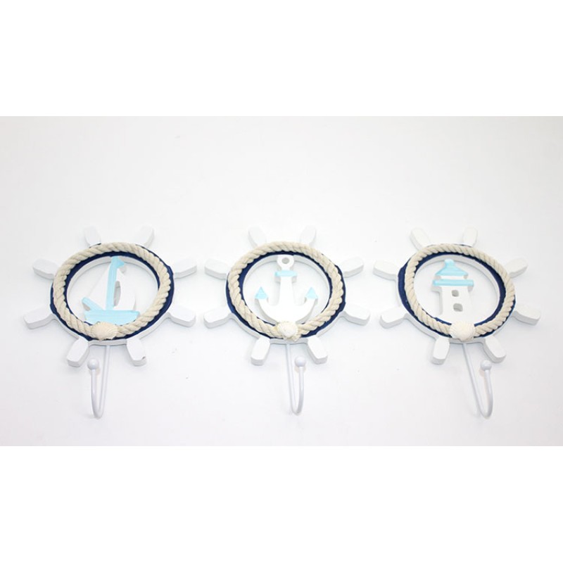 Ahşap Marin Dümenli Askılık Ahşap Marin Dümenli Askılık