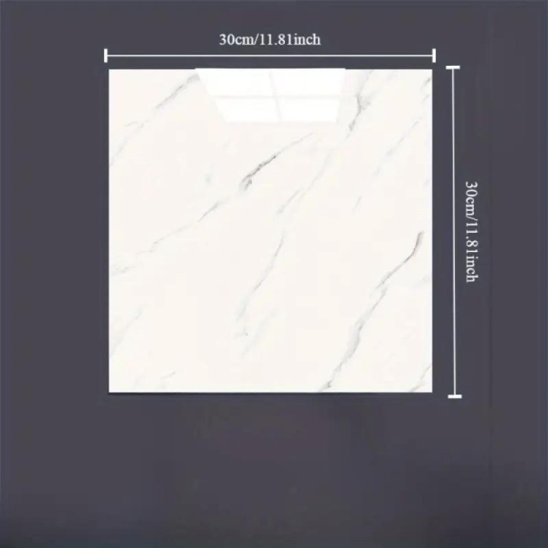 Beyaz Mermer Desenli Alüminyum Plastik Duvar Sticker (30x30) Beyaz Mermer Desenli Alüminyum Plastik Duvar Sticker (30x30)
