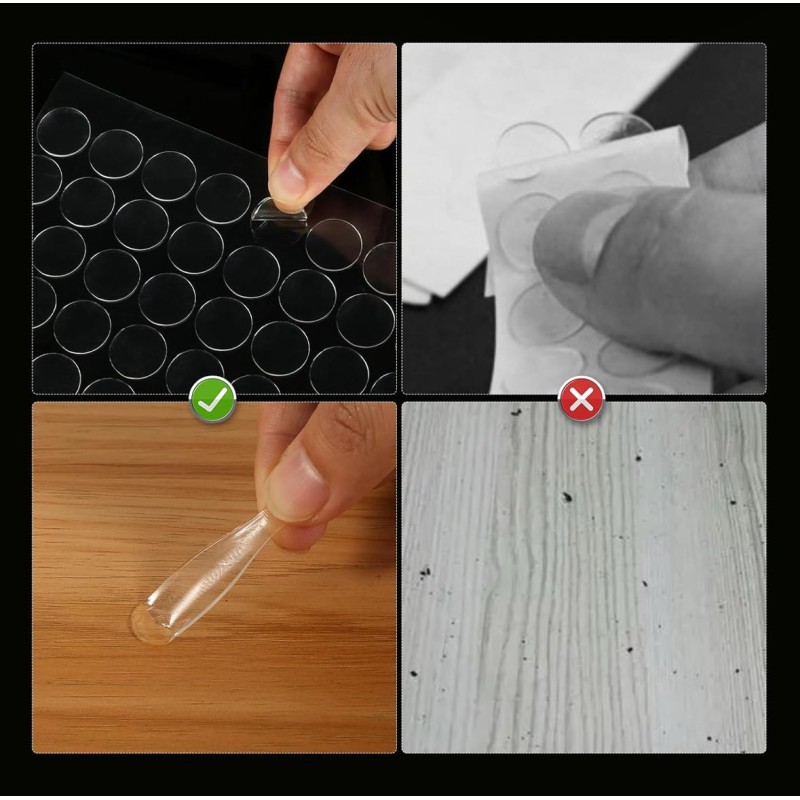 Çift Taraflı Yuvarlak Montaj Macunu 420 Adet Çift Taraflı Yuvarlak Montaj Macunu 420 Adet