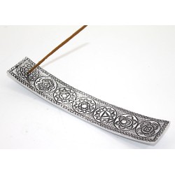 Metal Kayık 7 Çakra (Chakra) Tütsülük 