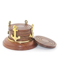 Pirinç Çapalı Bardak Altı Model 1 