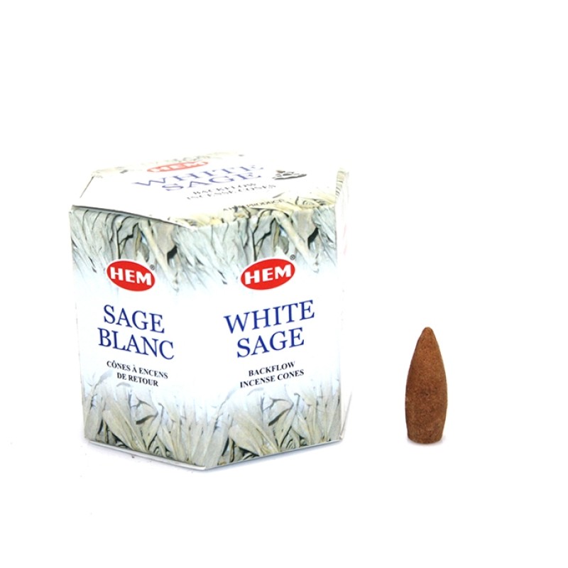 White Sage Aromalı Geri Akış Tütsü White Sage Aromalı Geri Akış Tütsü