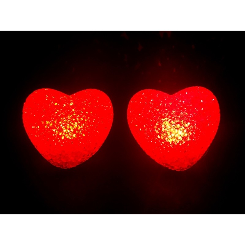 Led Işıklı Kırmızı Kalp Gece Lambası Led Işıklı Kırmızı Kalp Gece Lambası