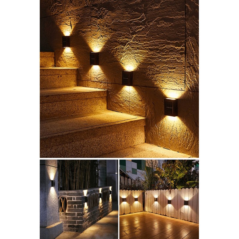 Solar Aplik Çift Taraflı Lamba Solar Aplik Çift Taraflı Lamba