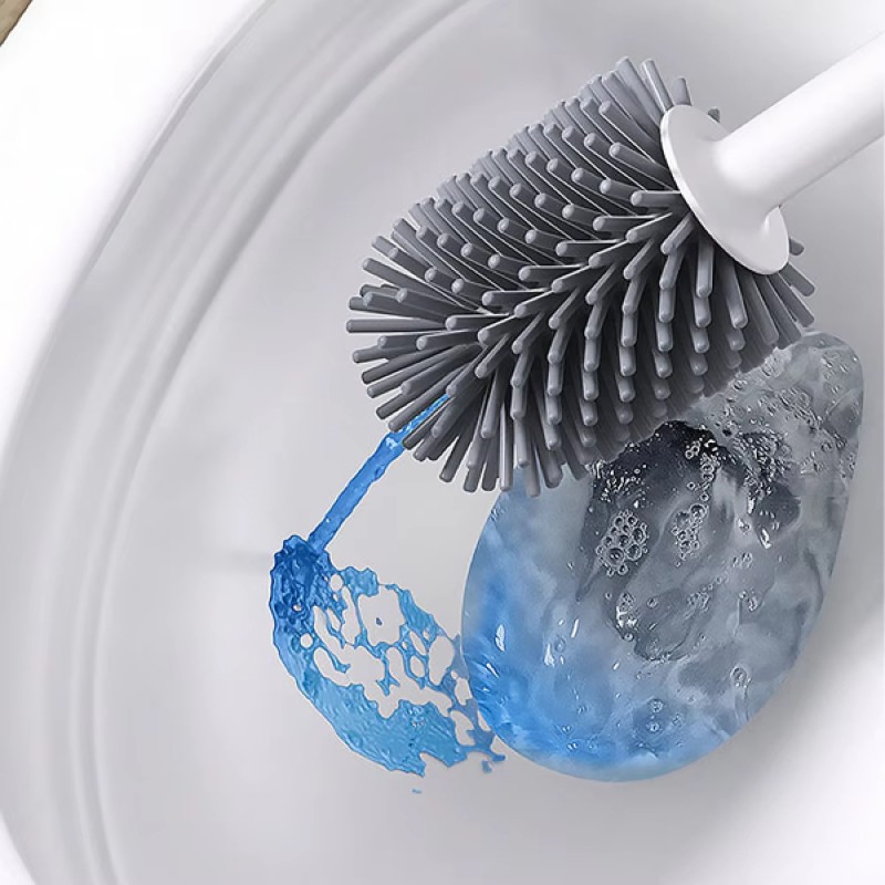 Deterjan Hazneli Silikon Tuvalet Fırçası Deterjan Hazneli Silikon Tuvalet Fırçası