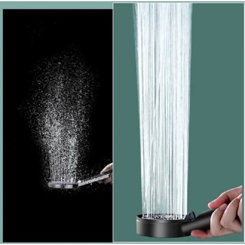 5 Kademeli Duş Başlığı Siyah 5 Kademeli Duş Başlığı Siyah