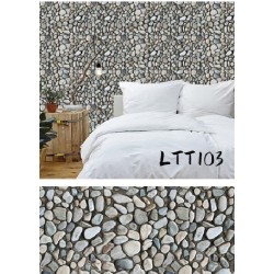 Çakıl Taşı Kaplama Kağıdı 3 Metre