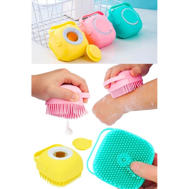 Duş Jeli Hazneli Banyo Masaj Kesesi Duş Jeli Hazneli Banyo Masaj Kesesi