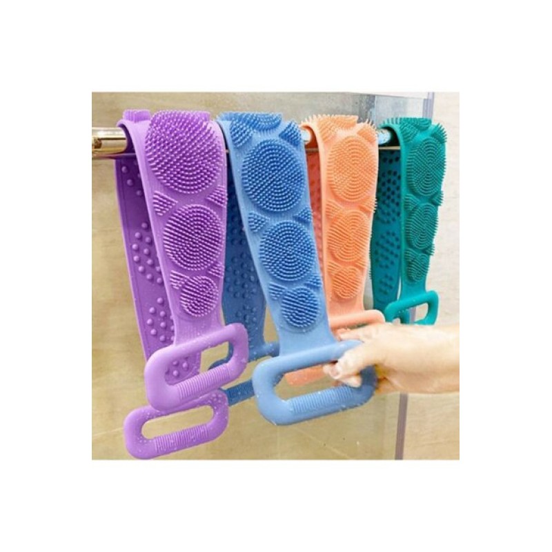 Silikon Çift Taraflı Banyo Kesesi Silikon Çift Taraflı Banyo Kesesi