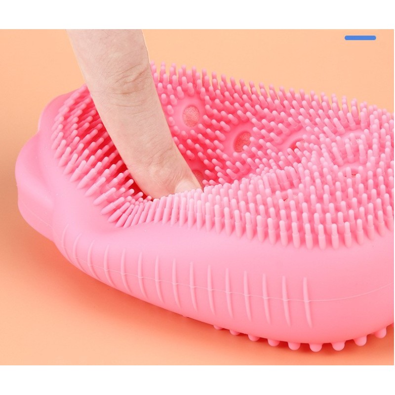 Süngerli Silikon Banyo Kesesi Süngerli Silikon Banyo Kesesi