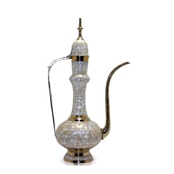 Pirinç Sedefli İbrik 55 Cm 