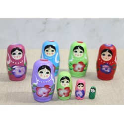 4'lü Ahşap Matruşka 