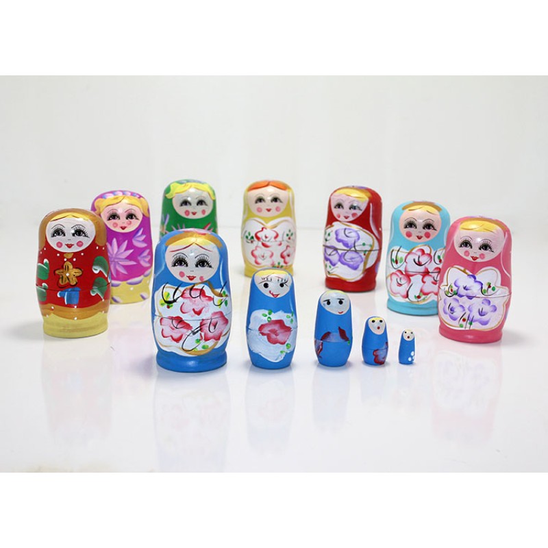 5'li Ahşap Matruşka 5li Ahşap Matruşka