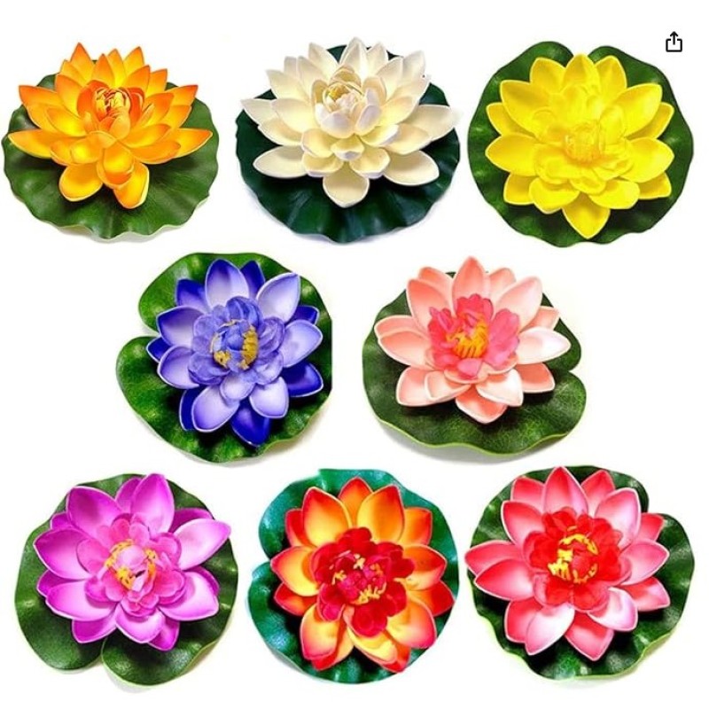 Dekoratif Yapay Lotus Çiçeği Dekoratif Yapay Lotus Çiçeği