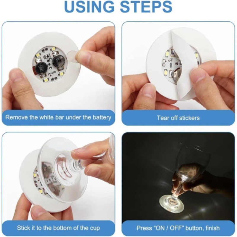 Nargile Altı Yapışkanlı Led Işık Nargile Altı Yapışkanlı Led Işık