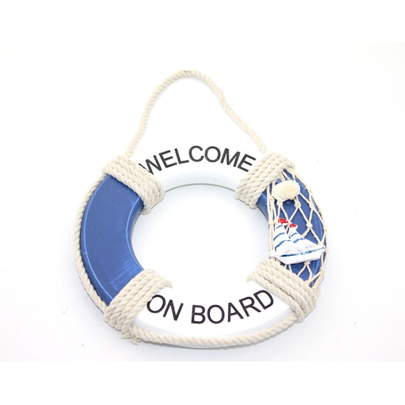 Ahşap Marin Duvara Asmalı Simit Model 1