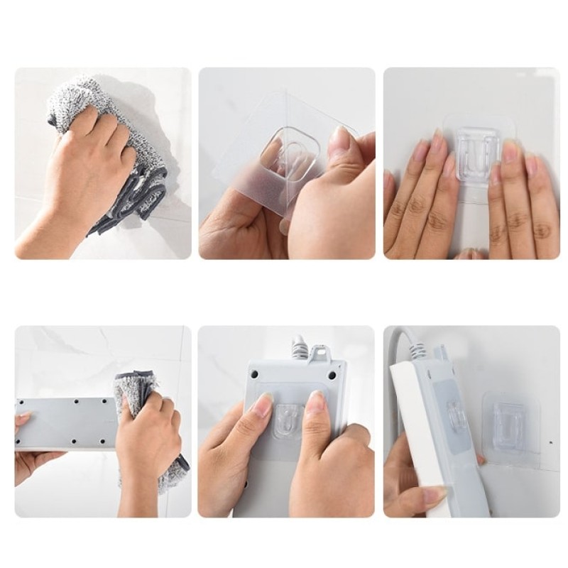 Geçmeli Klips Eşya Sabitleme Askısı 5 Set Geçmeli Klips Eşya Sabitleme Askısı 5 Set