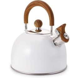 Paslanmaz Çelik Demlik Beyaz Renk 