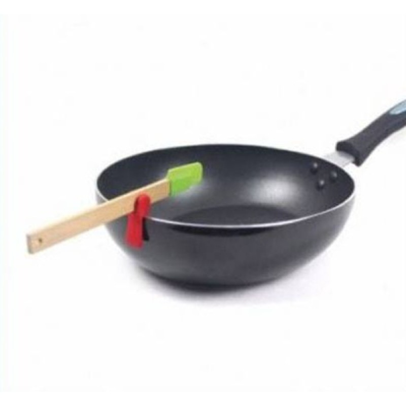 Silikon Tava Kaşık Tutacağı 3'lü Paket Silikon Tava Kaşık Tutacağı 3lü Paket