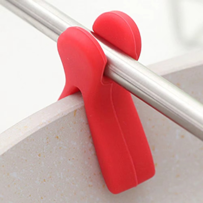 Silikon Tava Kaşık Tutacağı 3'lü Paket Silikon Tava Kaşık Tutacağı 3lü Paket