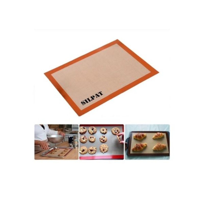 Silikon Silpat Yanmaz Yapışmaz Pişirme Matı Silikon Silpat Yanmaz Yapışmaz Pişirme Matı