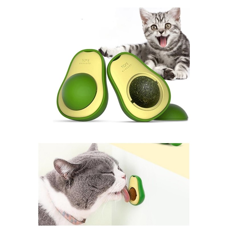 Avokado Tasarımlı Kedi Yalama Topu Avokado Tasarımlı Kedi Yalama Topu