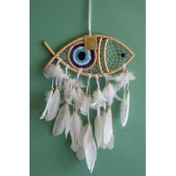 Rüya Kapanı Dream Catcher Balık Tasarımı