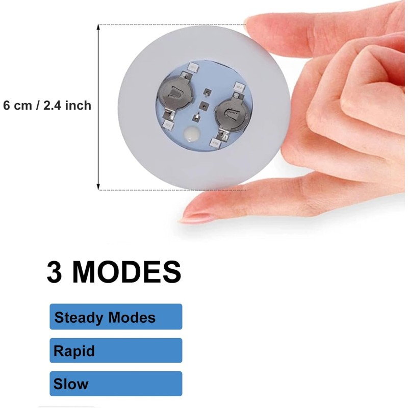 Işıklı Yapışkanlı Bardak Altı Aparatı Ledli 3 Modlu Işıklı Yapışkanlı Bardak Altı Aparatı Ledli 3 Modlu