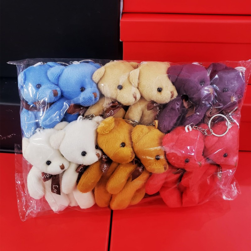 Karışık Renk Ayıcık Anahtarlık Karışık Renk Ayıcık Anahtarlık