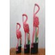 Ahşap 3'lü Flamingo Seti Ahşap 3lü Flamingo Seti