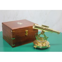 Ahşap Kutulu Pusulalı Dürbün Büyük Boy