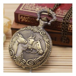 At Büstü Köstekli Saat Model 1 