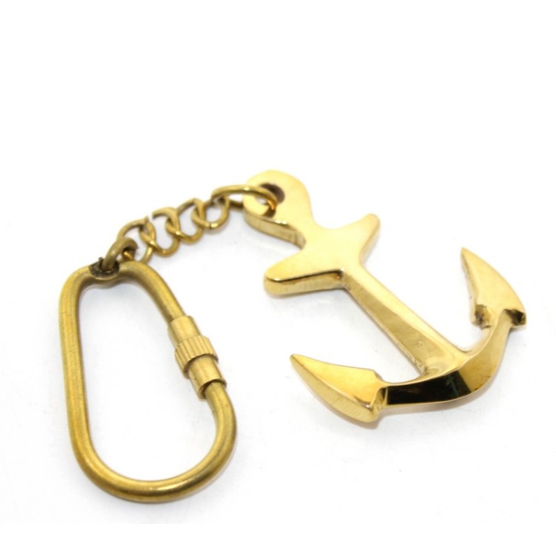 Çapalı Pirinç Anahtarlık Model 2