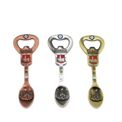 İstanbul Temalı Metal Magnet Ve Açacak Kaşık Tasarımlı