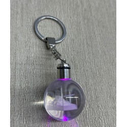 Ledli Sultanahmet Tasarımı Kristal Anahtarlık 