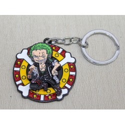 Metal Dönen One Piece Anahtarlık 