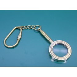 Pirinç Büyüteç Anahtarlık 