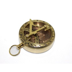 Pirinç Güneş Saati Ve Pusula Modeli 