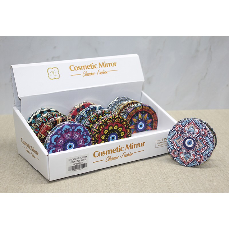 Taşlı El Aynası Yuvarlak İnce Model 5 Taşlı El Aynası Yuvarlak İnce Model 5