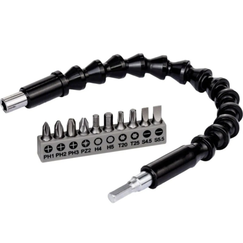 Esnek Şaftlı Tornavida Ucu Seti Esnek Şaftlı Tornavida Ucu Seti