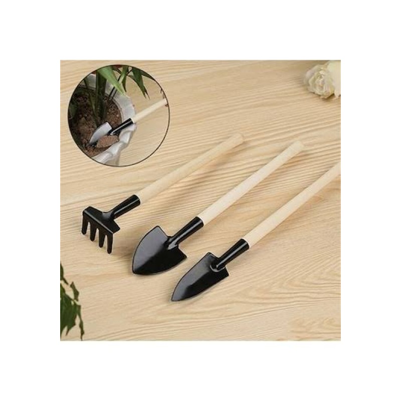 Mini Ahşap Hobi Bahçe Seti 3 Parça Mini Ahşap Hobi Bahçe Seti 3 Parça