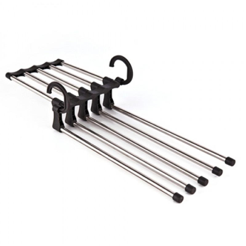 Hareketli Pantolon Askılığı 5 in 1 Hareketli Pantolon Askılığı 5 in 1