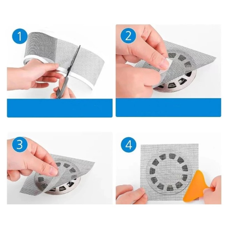 Gider Süzgeci ve Sineklik Tamir Kiti 12 cm * 4 metre Gider Süzgeci ve Sineklik Tamir Kiti 12 cm * 4 metre