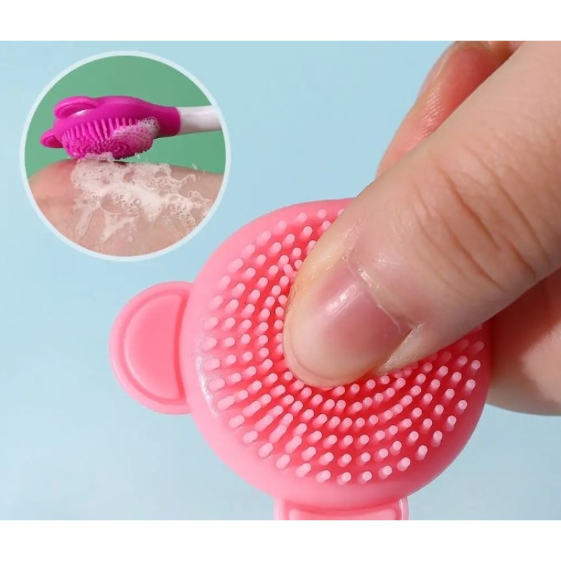 Silikon Yüz Temizleme Fırçası ve Maske Uygulama Spatulası Silikon Yüz Temizleme Fırçası ve Maske Uygulama Spatulası