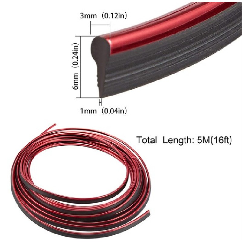 Araba Dekorasyon 5 Metre Şerit Trim Araba Dekorasyon 5 Metre Şerit Trim